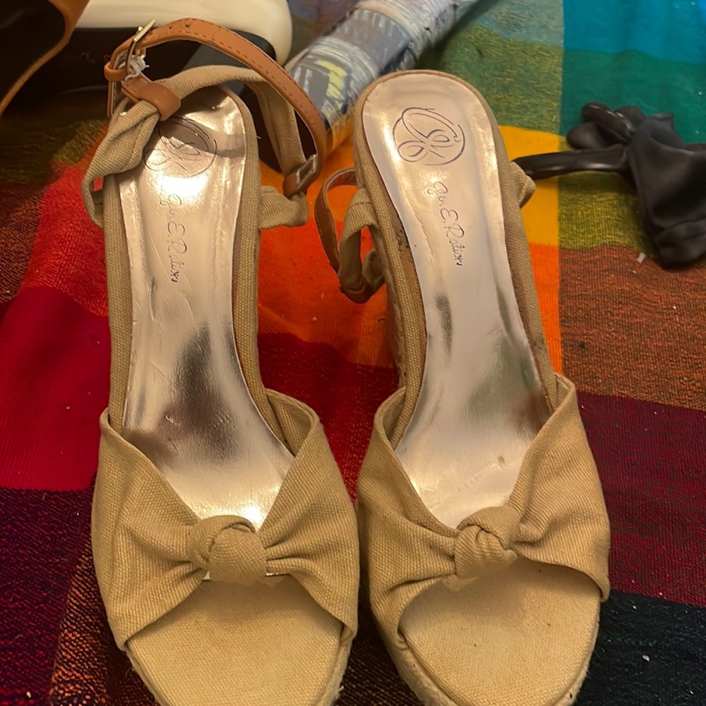 Tan wedges